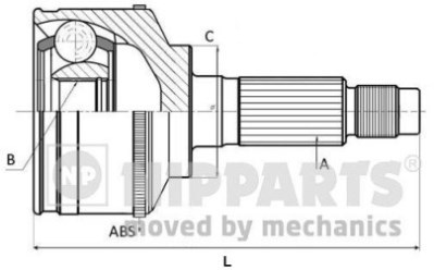 

Шрус Nipparts N2822150