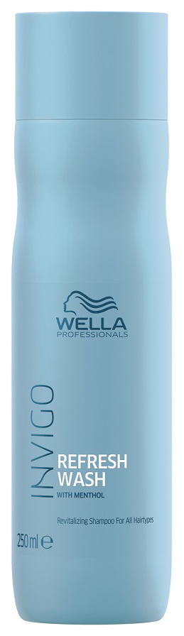 Шампунь Wella Professionals INVIGO Balance Refresh Wash 250 мл ice professional пилинг детокс для кожи головы refresh my scalp 100 мл