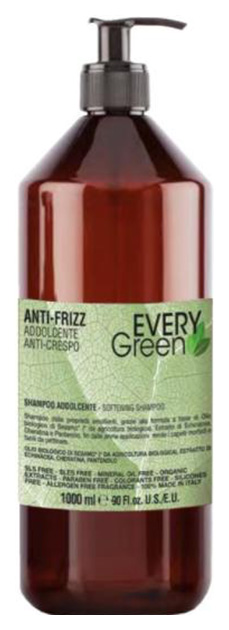 Купить Шампунь Dikson Every Green Anti-Frizz Idratante 1 л, Every Green Anti-Frizz Shampoo Idratante для вьющихся волос