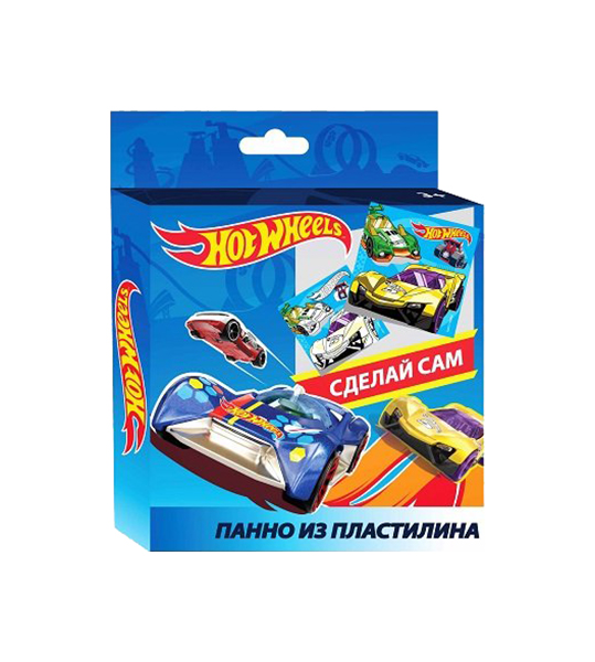 Набор для лепки из пластилина Centrum Панно из пластилина Hot Wheels 10 цветов centrum панно из пластилина звездные войны