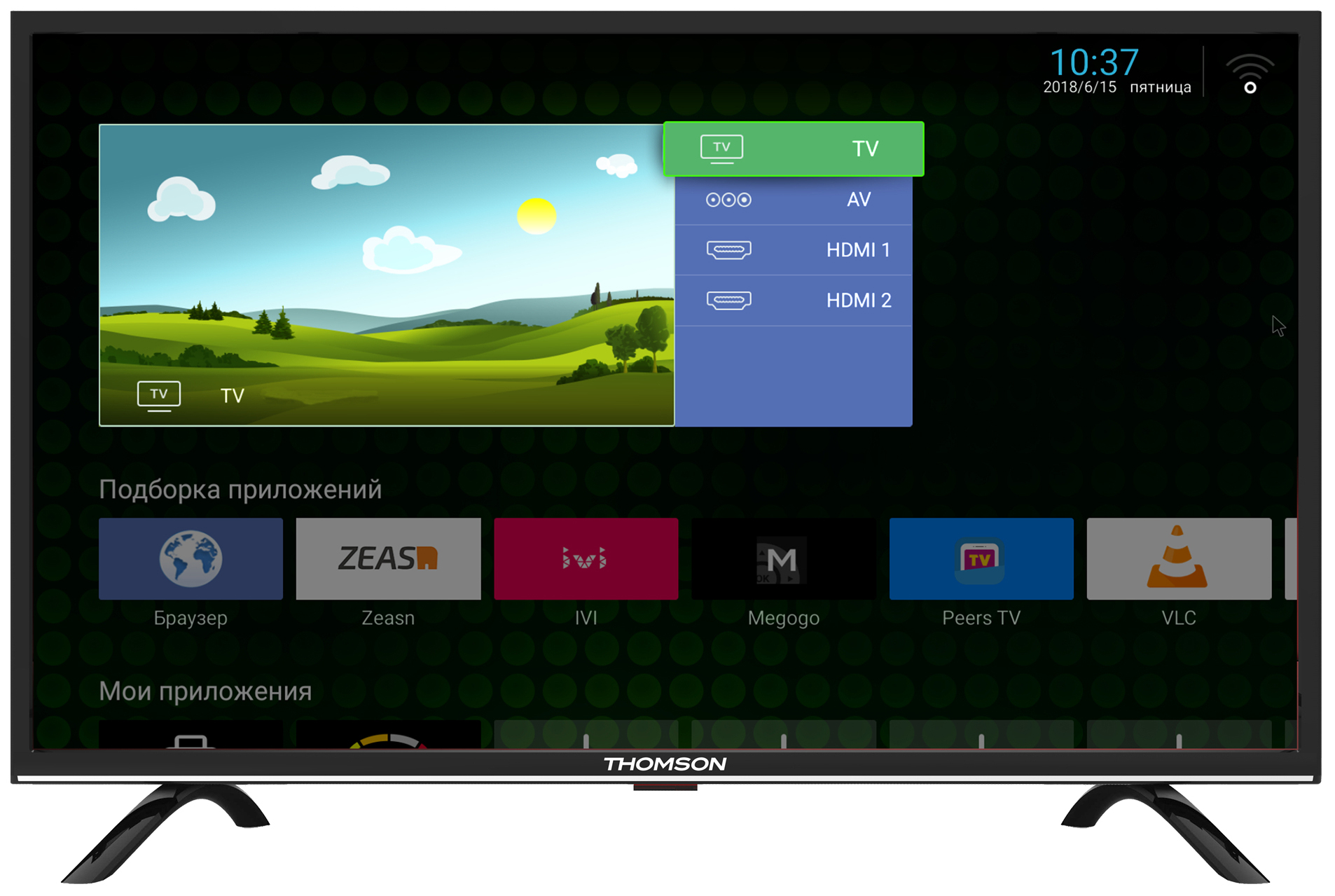 

Телевизор Thomson T43FSL5130, 43"(109 см), FHD, Черный, T43FSL5130