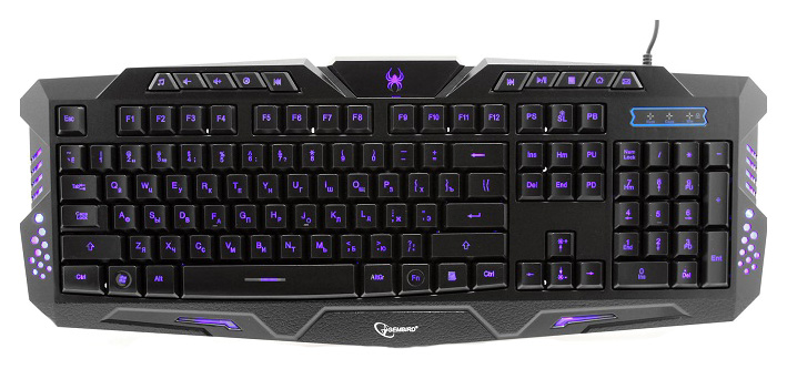 фото Игровая клавиатура gembird kb-g11l black