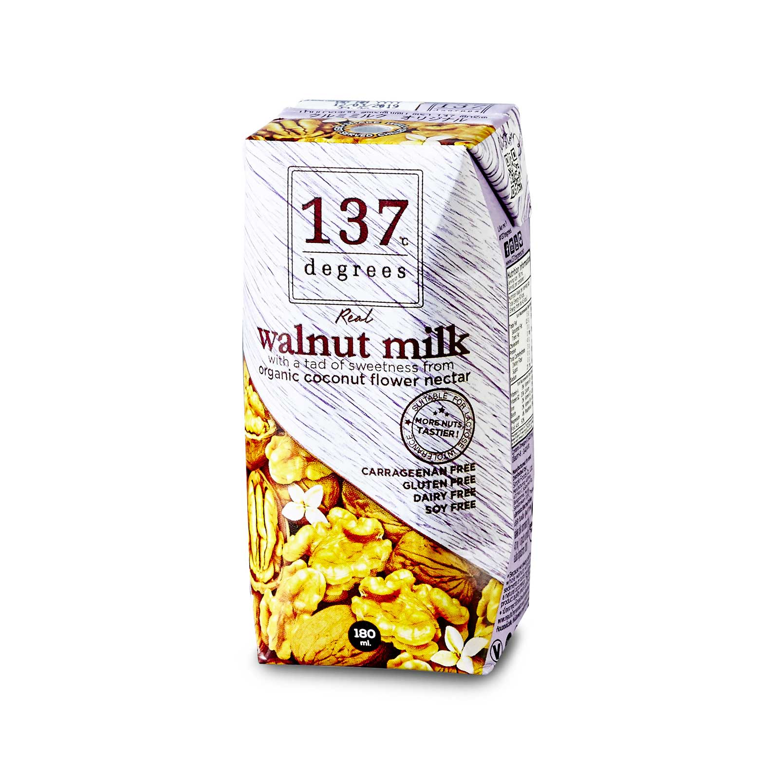 Молоко из грецкого ореха 137 Degrees, 180мл