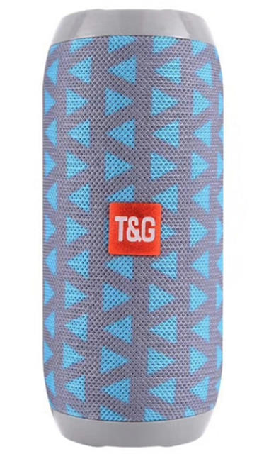 Портативная колонка NoBrand TG-117 Grey/Blue