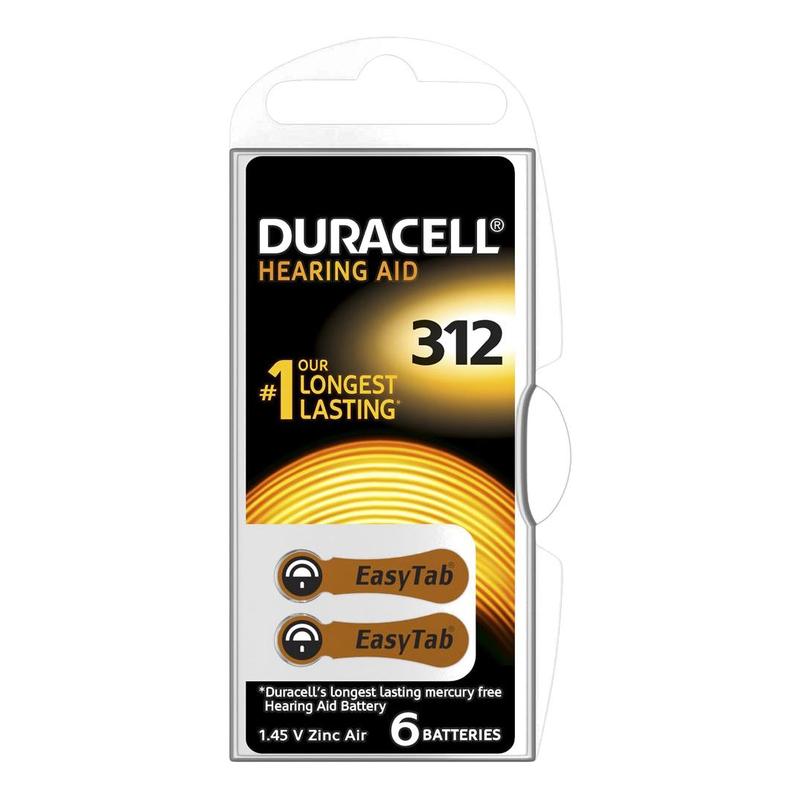 Батарейка Duracell 312 6 шт батарейки duracell aaa 1 5в 18 шт