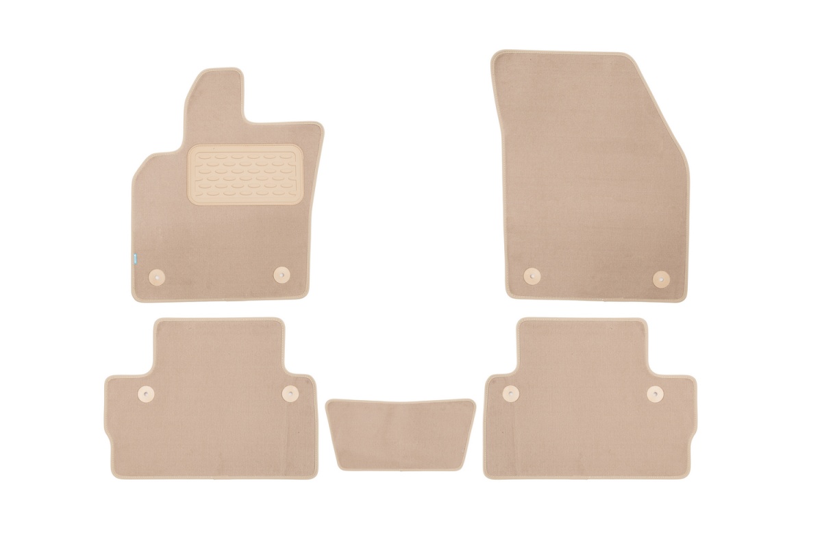 

Коврики в салон Klever Premium VOLVO C30 2006-2009, 2010 , 5 шт. текстиль, бежевые