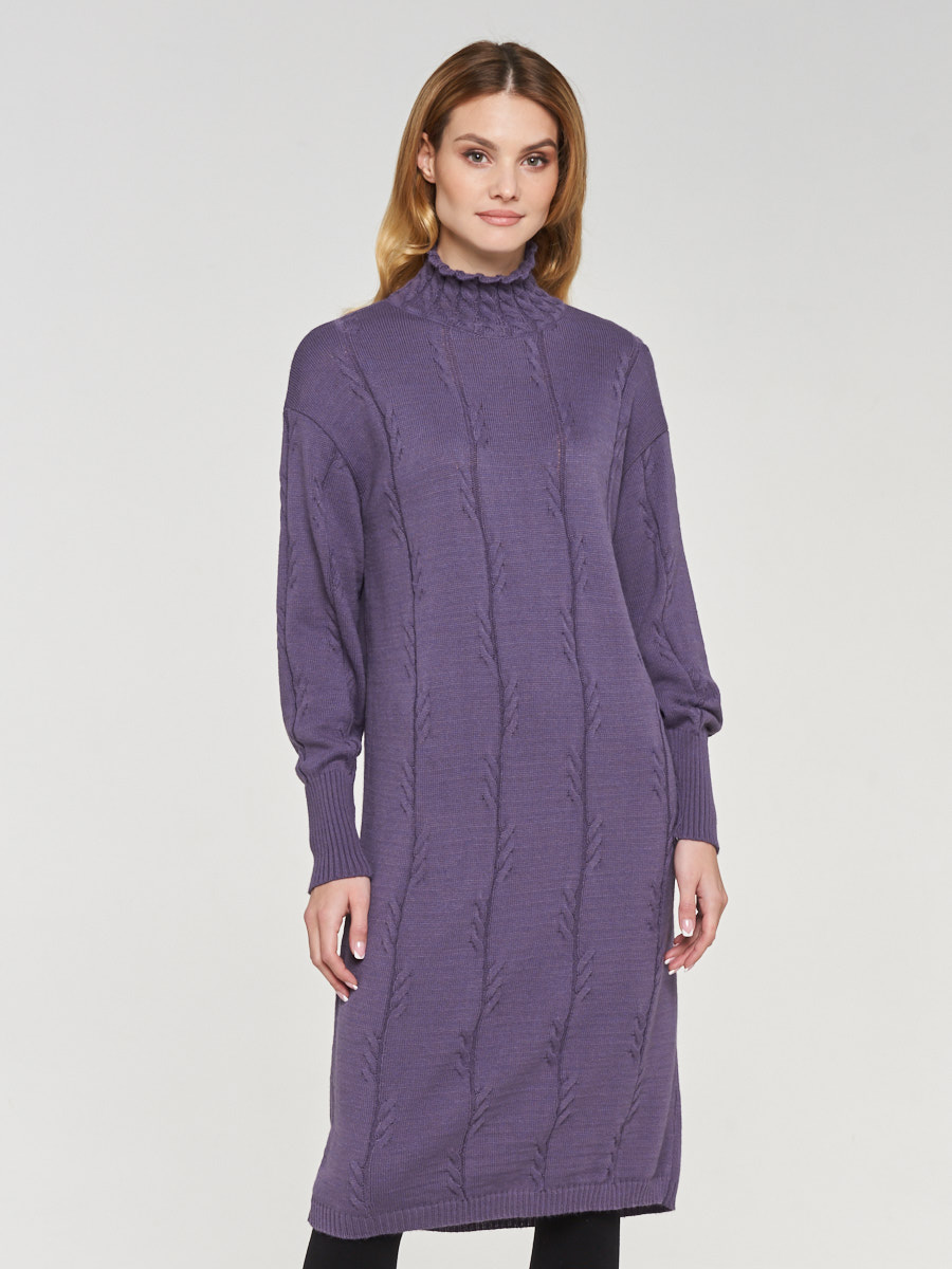 

Платье женское VAY 192-2422 фиолетовое 54 RU, 192-2422