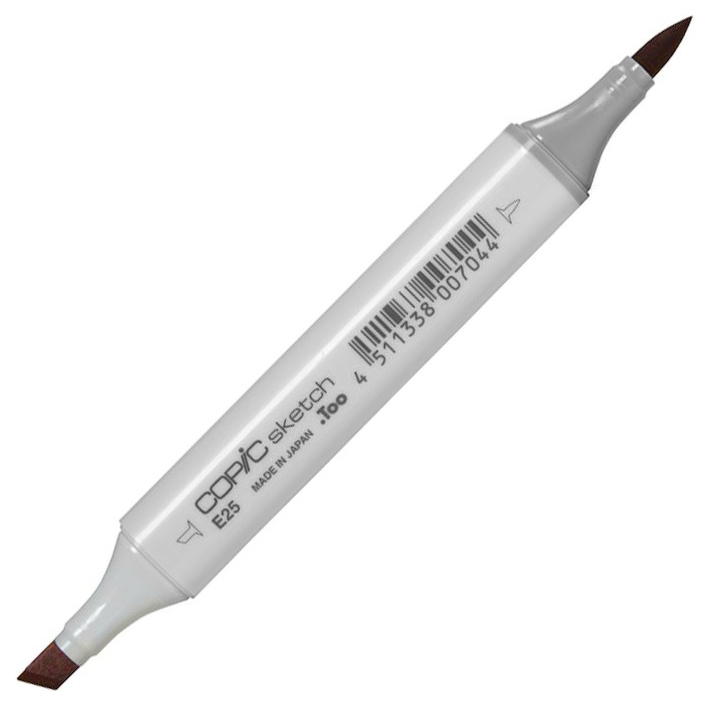 

Маркер Copic Sketch E25 карибский шоколадный коричневый