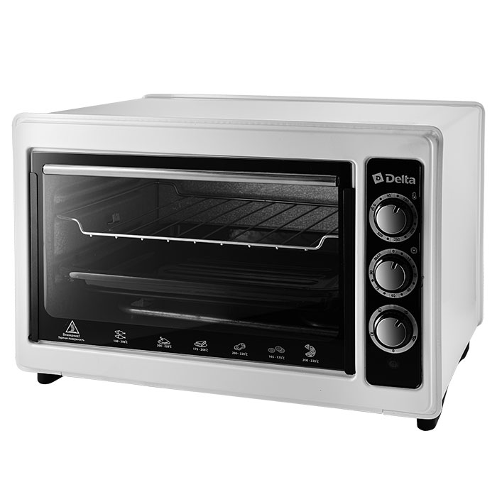 Мини-печь Delta D-0123 White мини печь delta d 0122 белая