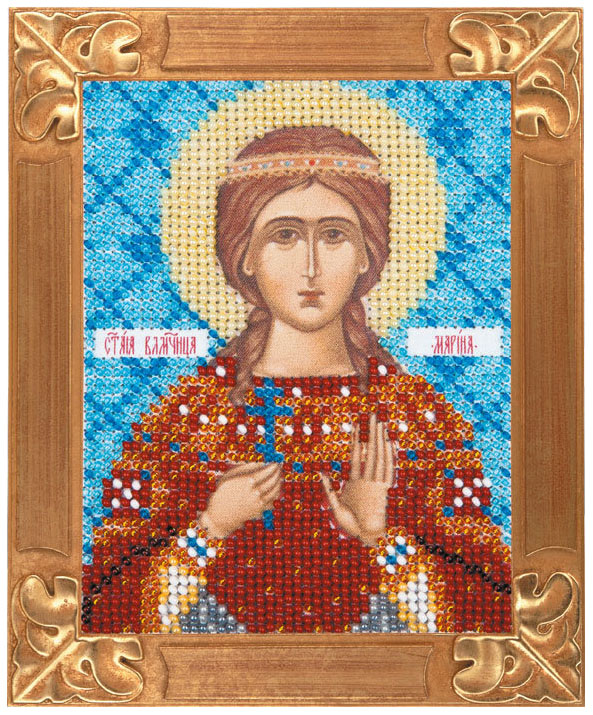 

Вышивка бисером Вертоградъ Святая Великомученица Марина В-715