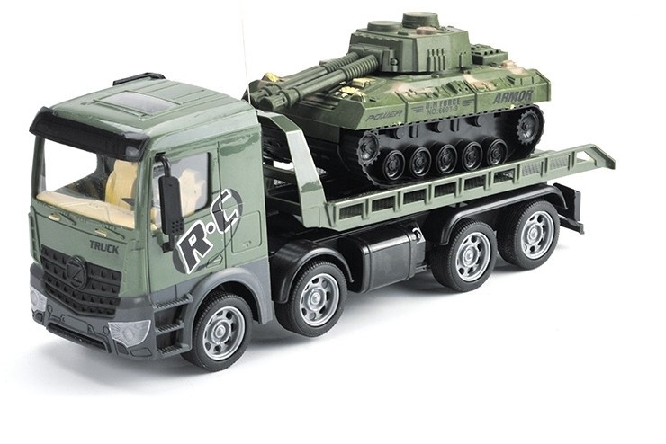 

Радиоуправляемый грузовик-трейлер с танком CityTruck 1:24 Zhoule Toys 553-B3