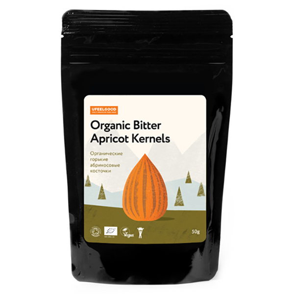 фото Абрикосовые ядра ufeelgood bitter apricot kerneils горькие 50 г