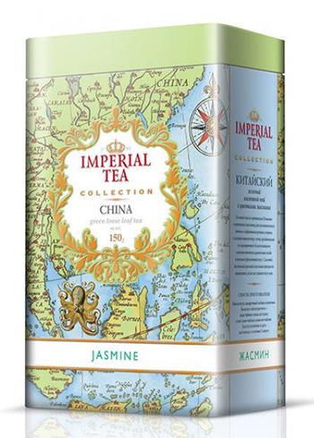 

Чай зеленый крупнолистовой жасмин Imperial tea collection China Jasmine ж/б 150 г