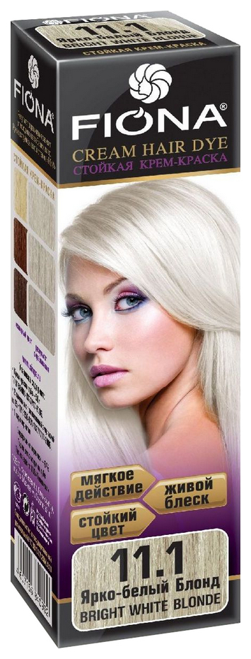 Краска для волос FIONA Cream Hair Dye 11.1 Ярко-белый блонд 50 г