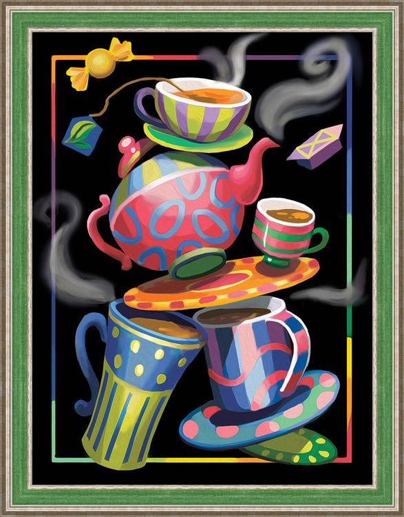 

Алмазная вышивка Алмазная Живопись Чайная фантазия, 30x40 см, Чайная фантазия