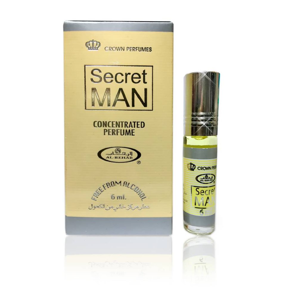 Купить Масло парфюмерное Al Rehab Secret Man, 6 мл