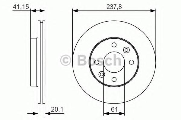 фото Тормозной диск bosch 0986479r66
