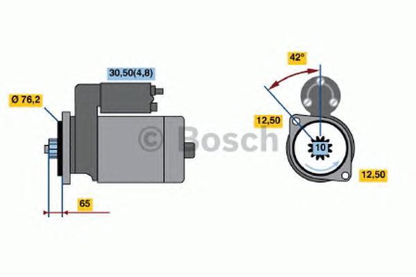 

Стартер BOSCH 0001121402