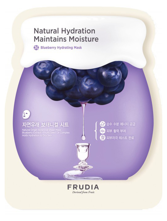 

Маска для лица Frudia Blueberry Hydrating Mask 27 мл, Blueberry Hydrating Mask