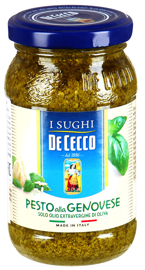 фото Соус de cecco pesto alla genovese на основе растительных масел 200 г