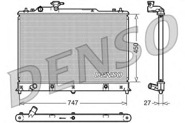 

Радиатор Denso DRM44025