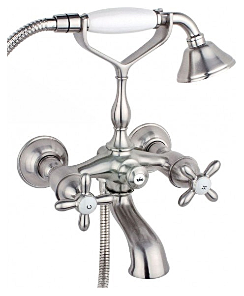 фото Смеситель для ванны timo ritz (0144y silver cross)