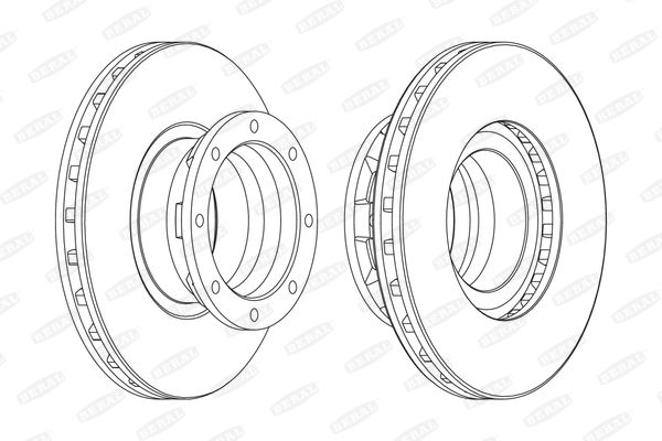 Тормозной диск Beral BCR187A