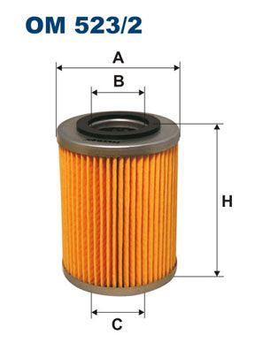 фото Фильтр масляный filtron om523/2