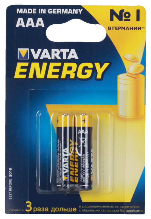 

Батарейка VARTA ENERGY 4103213412 2 шт, Varta-1