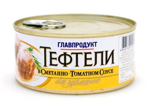 фото Тефтели главпродукт в сметанно-томатном соусе для гурманов 325 г