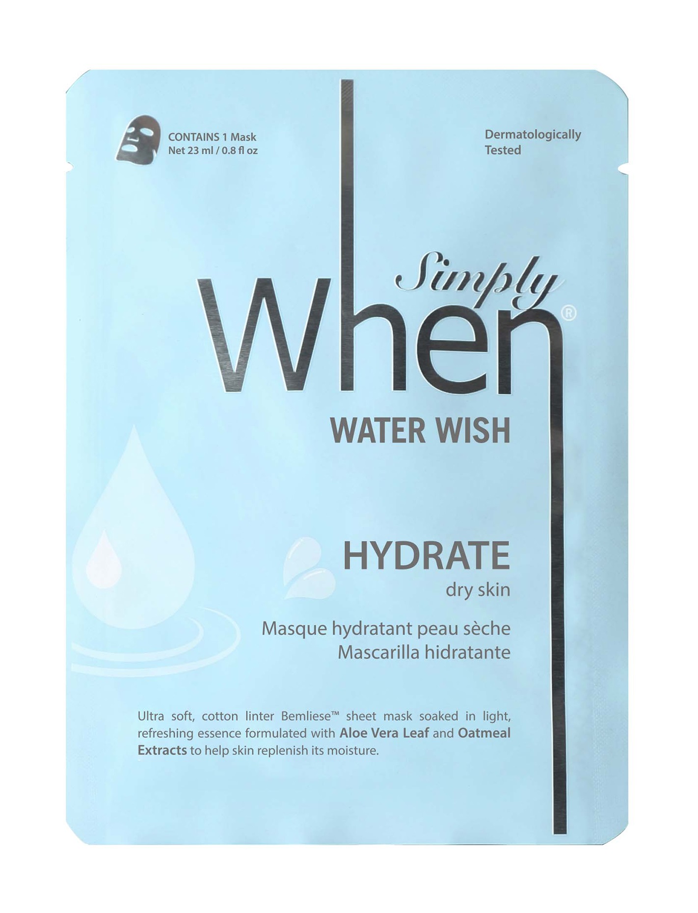 

Маска для лица Simply When Water Wish 23 мл