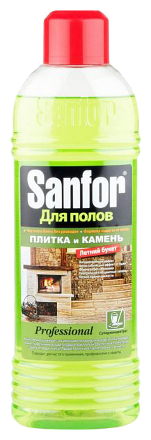 

Моющее средство Sanfor для полов плитка и камень летний букет 920 г