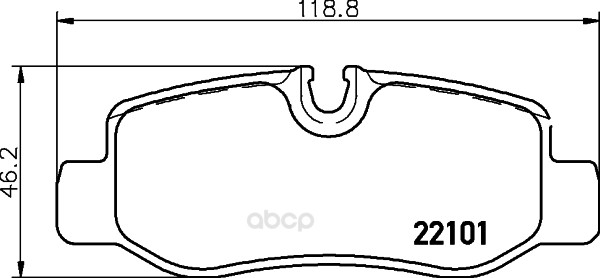 

Тормозные колодки HELLA PAGID/BEHR дисковые 8DB355021761