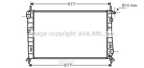 фото Радиатор охлаждения двигателя ava fda2185