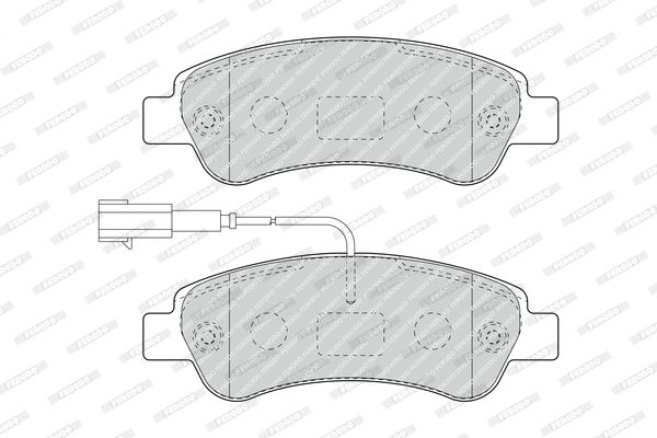 

Тормозные колодки FERODO дисковые FVR4910