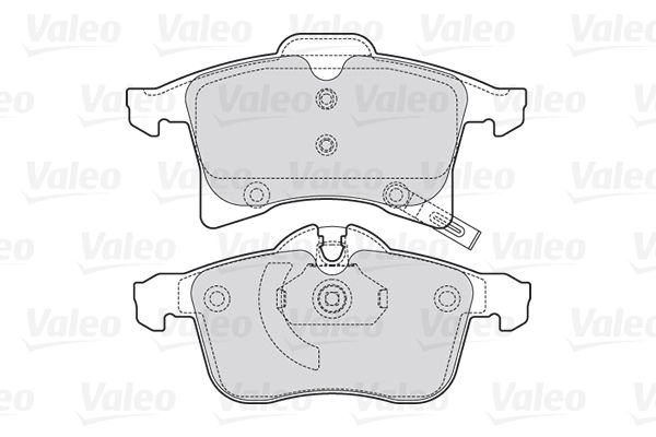 

Тормозные колодки Valeo дисковые 301860