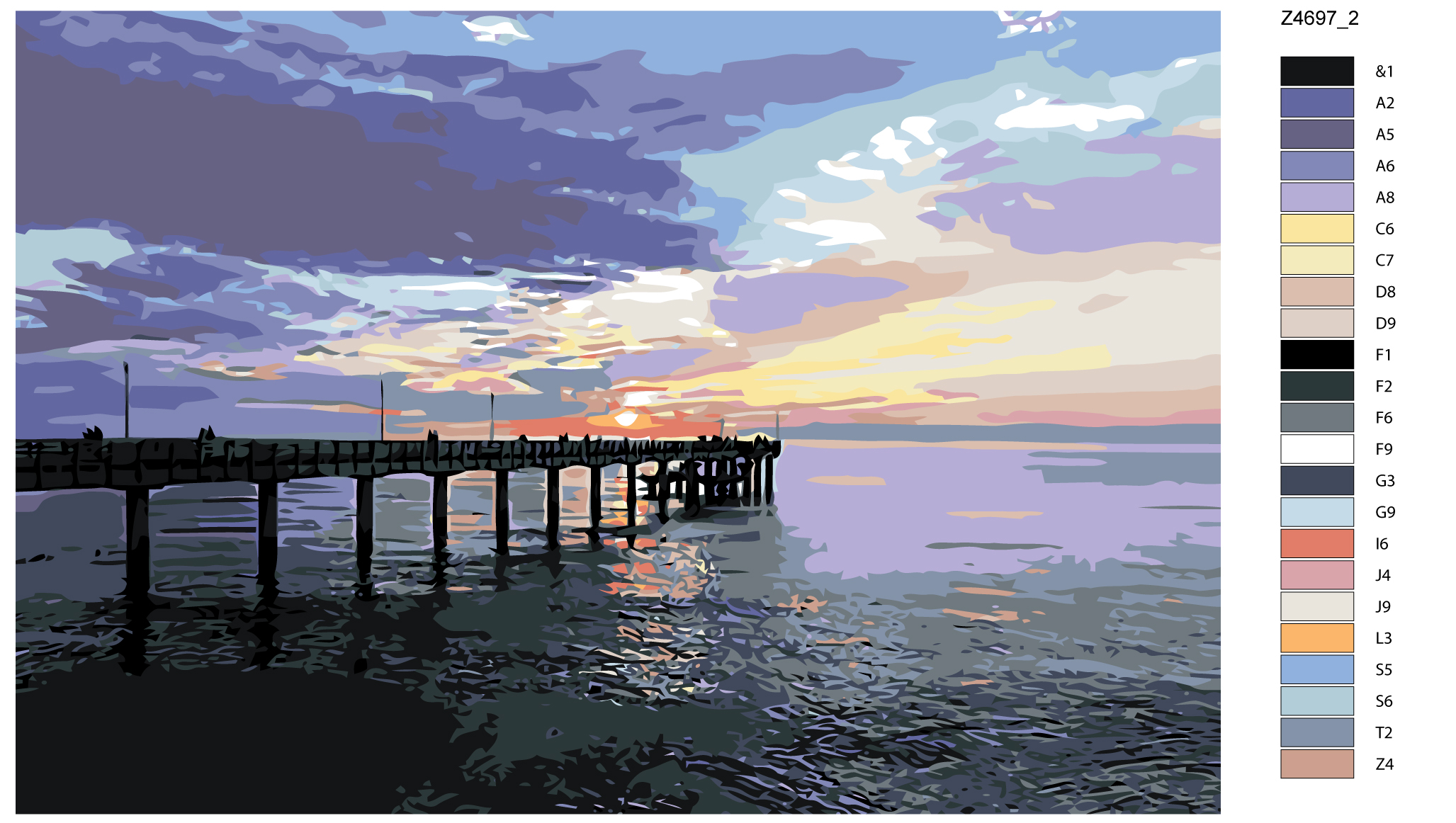 

Картина по номерам, 40 x 60, Z4697-2, Z4697-2