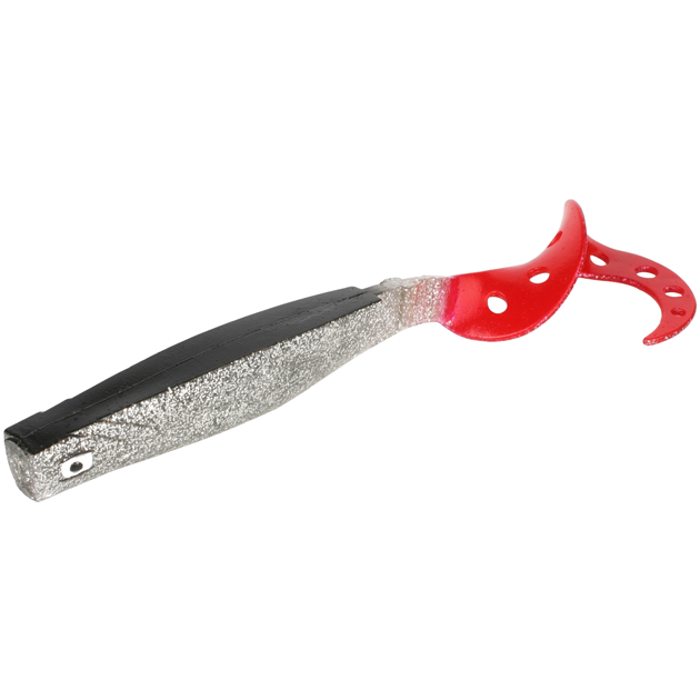 

Силиконовая приманка Mikado Fishunter Magna 180 мм, 32RT, 2 шт., Серебристый;черный;красный, Fishunter Magna