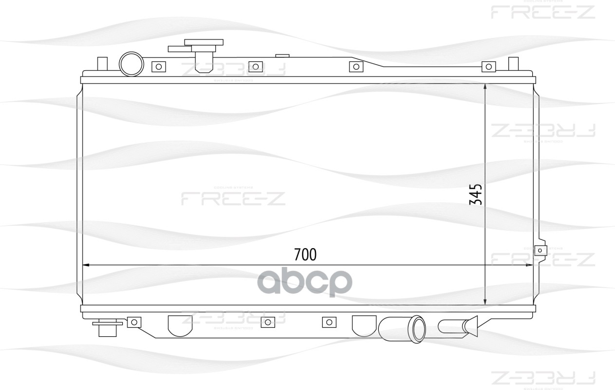 

Радиатор охлаждения FREE-Z KK0216