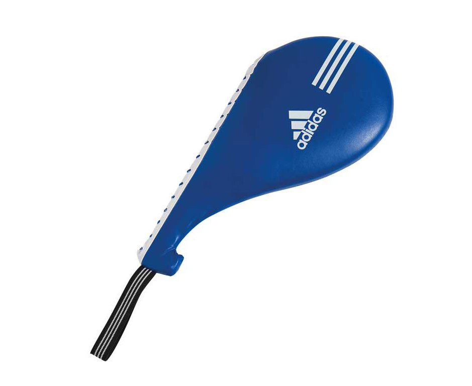 фото Ракетка для тхэквондо adidas одинарная maya single target mitt синяя (размер l)