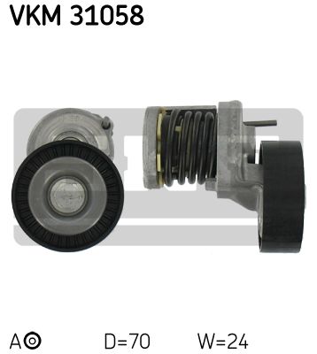 

Натяжной ролик SKF VKM 31058