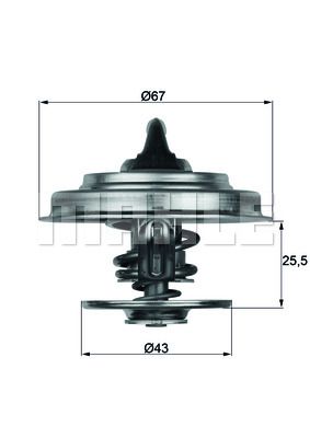 фото Термостат mahle tx 18 79 mahle/knecht