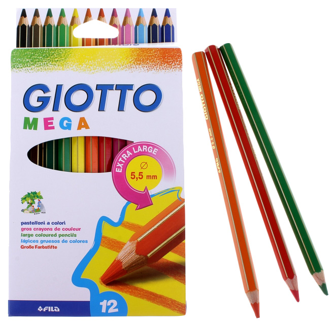 Набор цветных карандашей GIOTTO Mega 225600