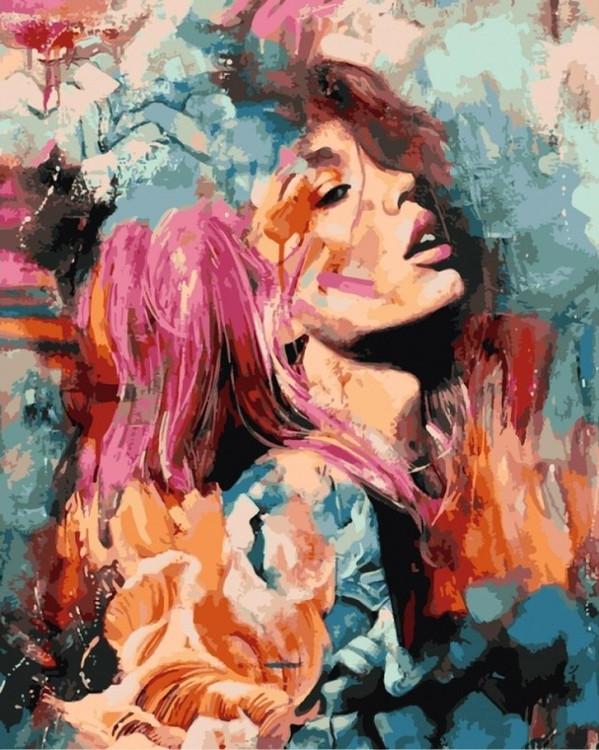 

Картина по номерам Paintboy Розовый цветок, 40x50 см, Розовый цветок