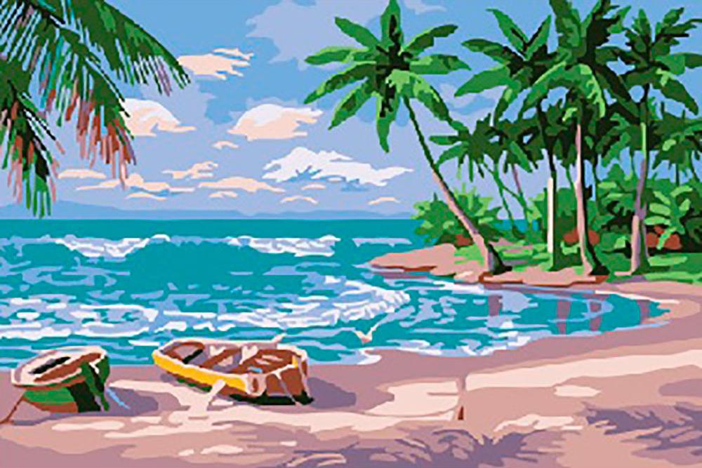 

Картина по номерам Paintboy Побережье, 20x30 см, Побережье