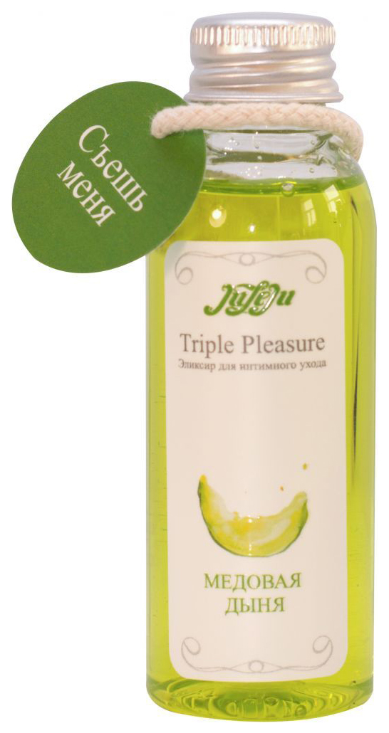 Triple Pleasure дыня, Гель-смазка Triple Pleasure медовая дыня 65 г, JULEJU  - купить