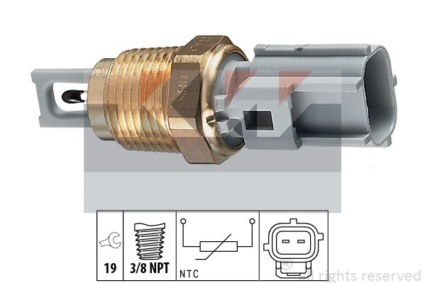 Датчик, температура впускаемого воздуха KW 494 004