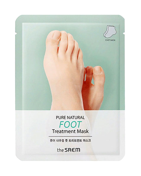 Маска для ног The Saem Pure Natural Foot Treatment Mask пластырь от мозолей foot expert 2 8х4 6 см 6 шт