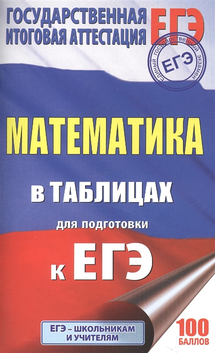 

Егэ, Математика В таблицах, 10-11 классы
