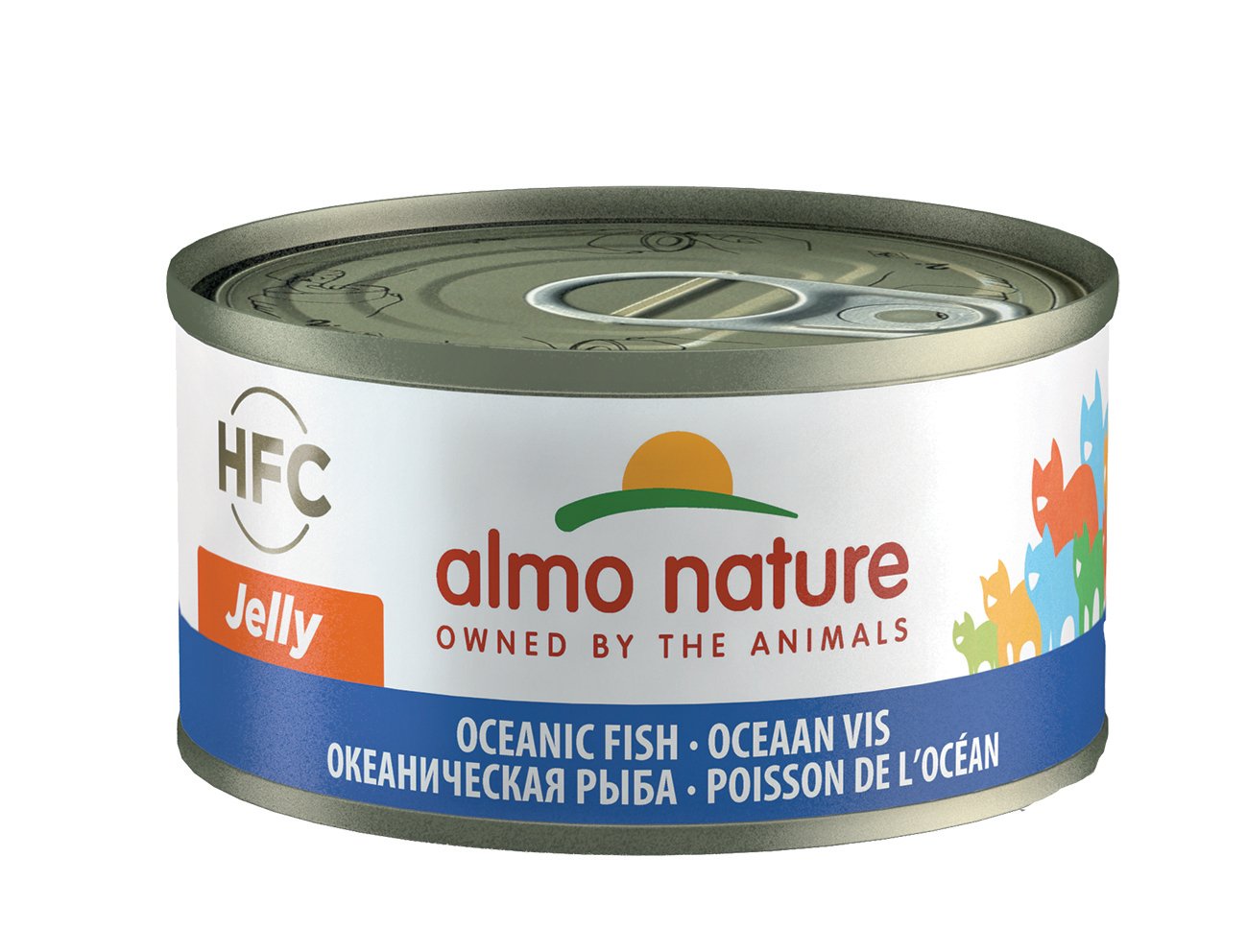 фото Консервы для кошек almo nature hfc jelly, океаническая рыба, 70г